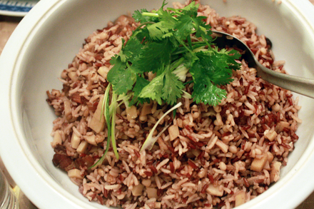 Multigrain Rice with Chinese Bacon