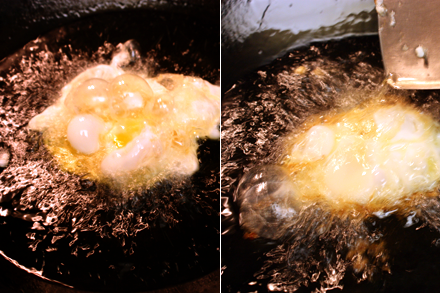 Deep-Frying Eggs