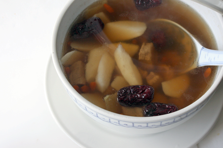 Herbal Pork Soup in a Tureen