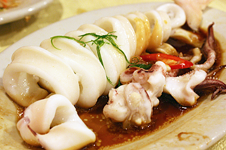 Squid in Soy Sauce