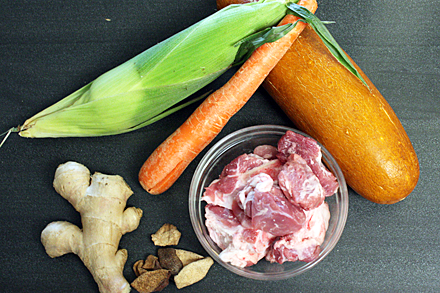 Ingredients for Old Cucumber Soup