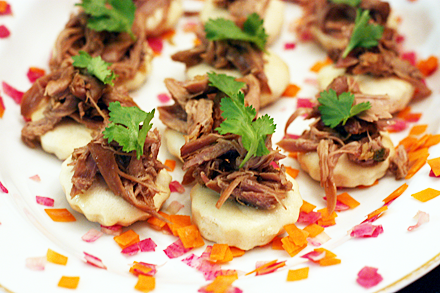 Red-Cooked Duck Canapes