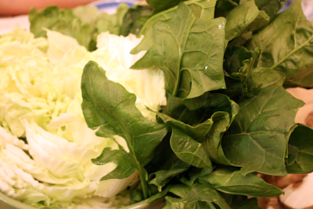 Vegetables for Hot Pot