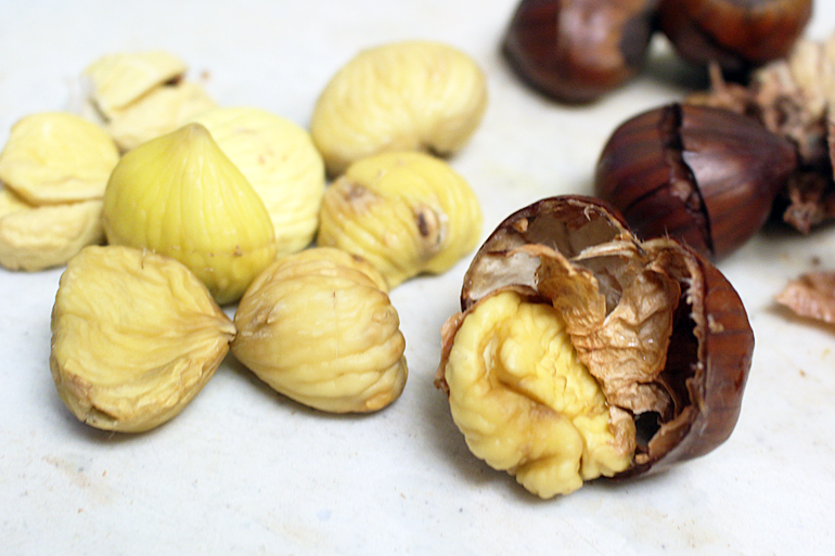 Perfectly Peeled Chestnuts