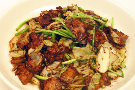 Read more about the article Twice Cooked Pork and Garlic Shoots